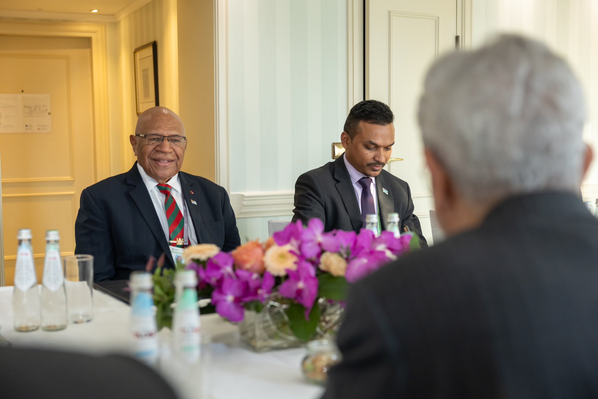 Fijian Prime Minister Sitiveni Rabuka meets EAM Dr. S. Jaishankar in Germany - 16 February 2025